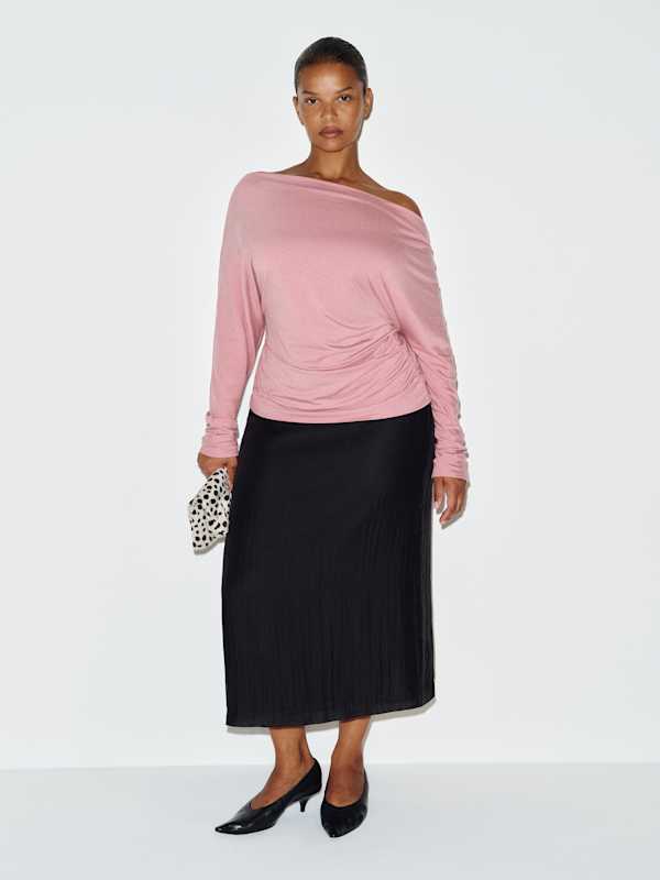 Helen Low Waist Midi Skirt Es by Reformation
