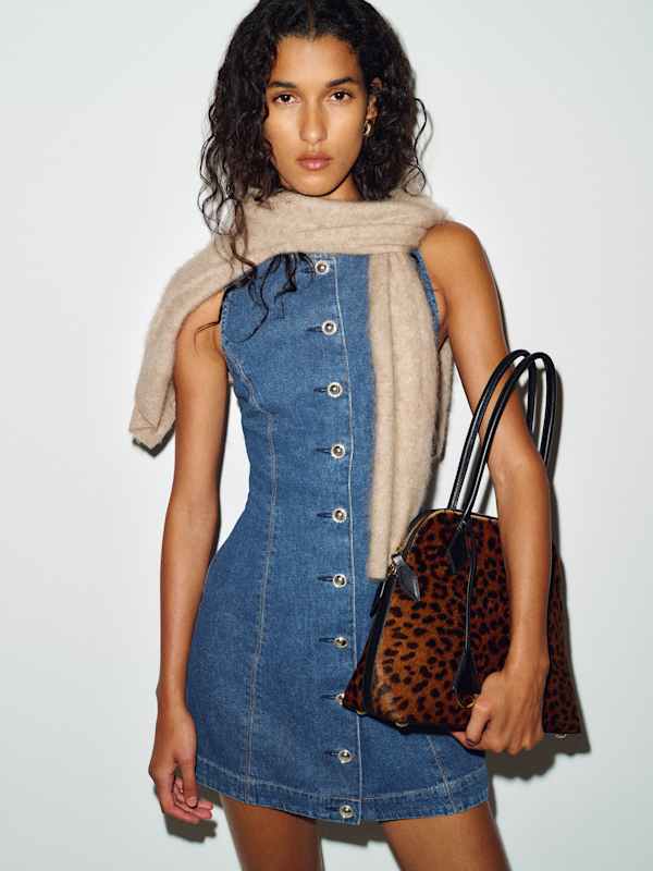 Jaydea Denim Mini Dress - Keila