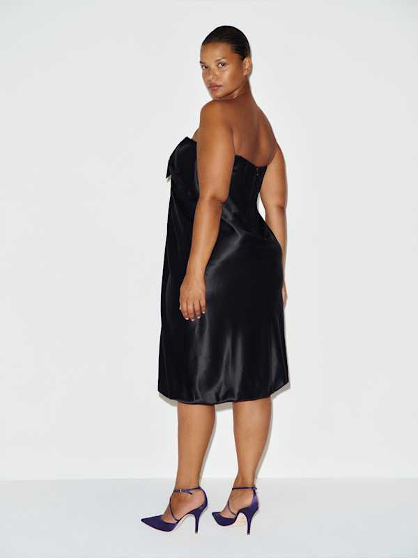 Radziwill Silk Dress Es - Black
