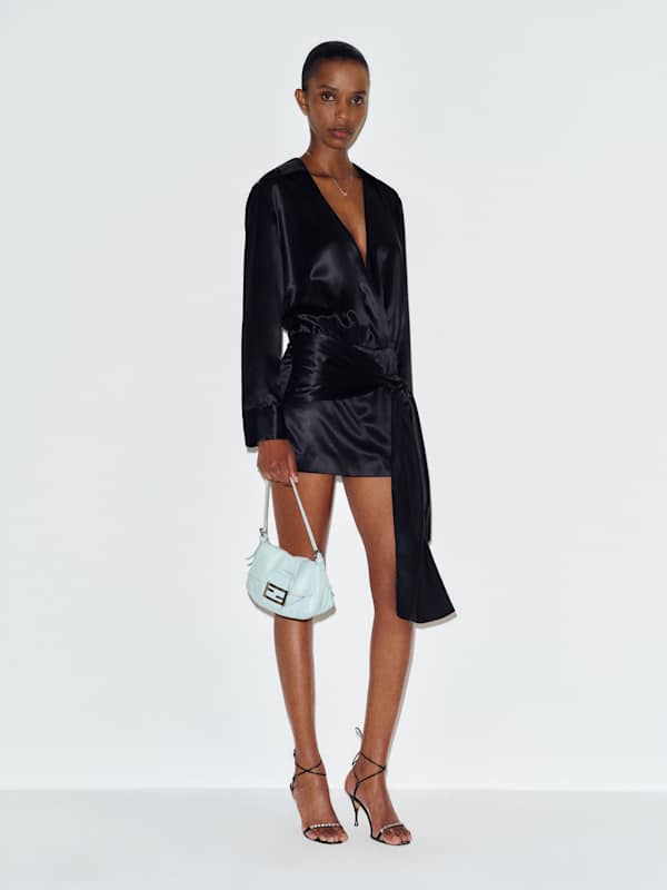 Manhattan Silk Dress - Black