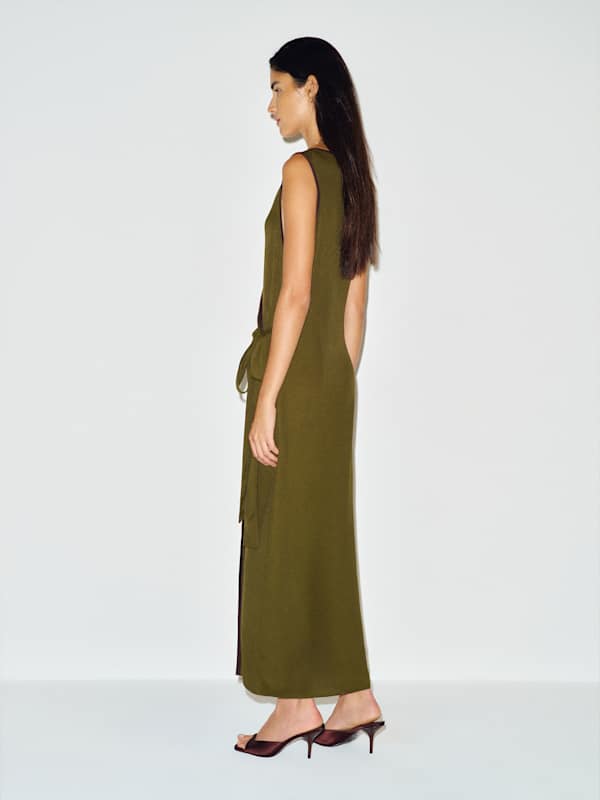 Selene Dress - Moss Garden