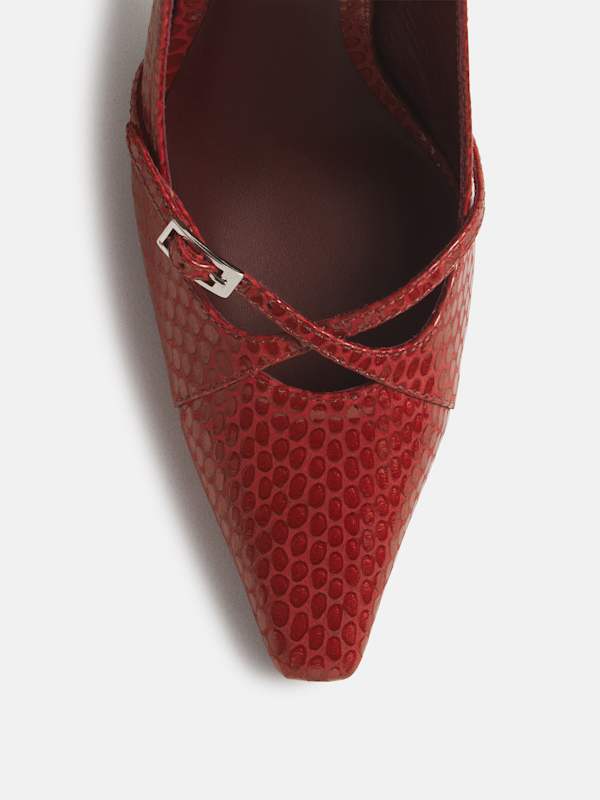 Natalina Slingback Heel - Ladybug Snake