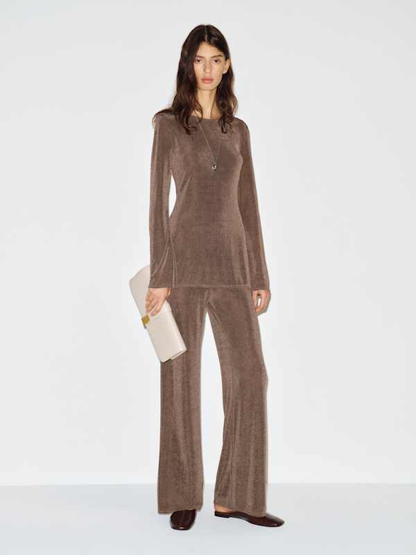 Elara Knit Set - Taupe