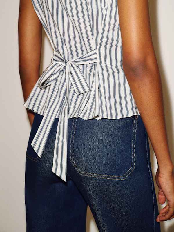 Ella-Jane Top - Antibes Stripe