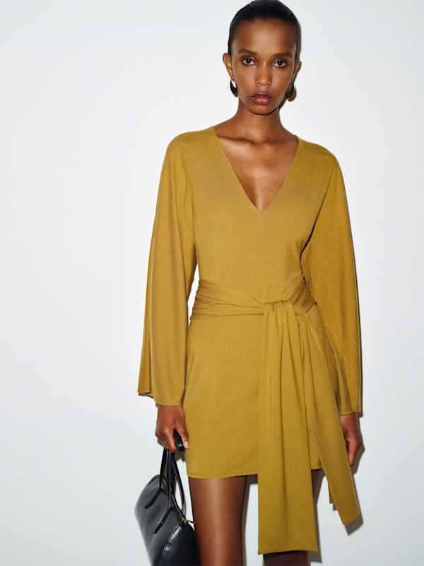 Hadley Knit Dress - Citrine