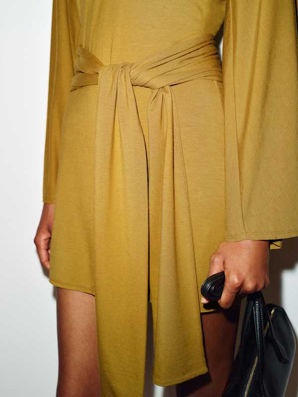 Hadley Knit Dress - Citrine