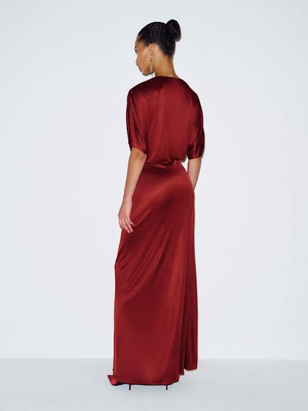 Marissa Knit Dress - Redwood