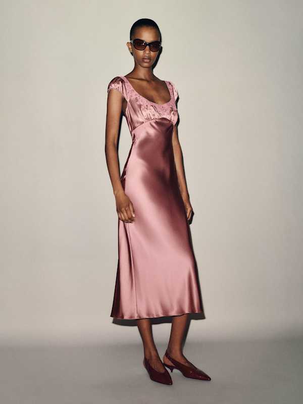 Heaven Silk Dress - Memory Lane