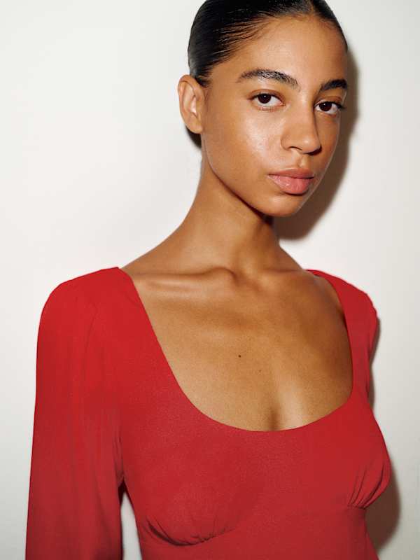 Emmerson Dress - Lipstick