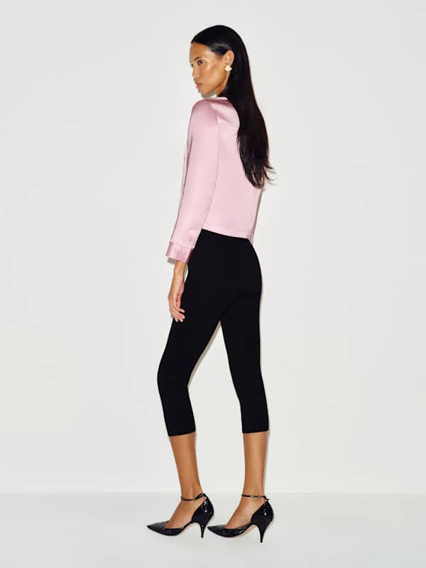Lacie Cropped Shirt - Pink
