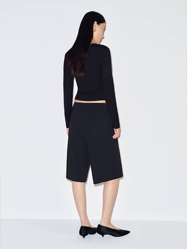 Elena Knit Top - Black