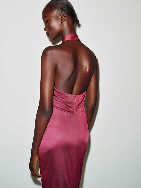 Vintage Roberto Cavalli Serpent Dress - Wine