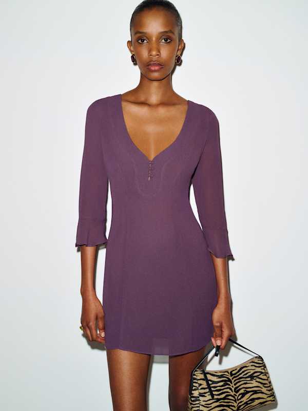 Gracey Dress - Crushed Violet