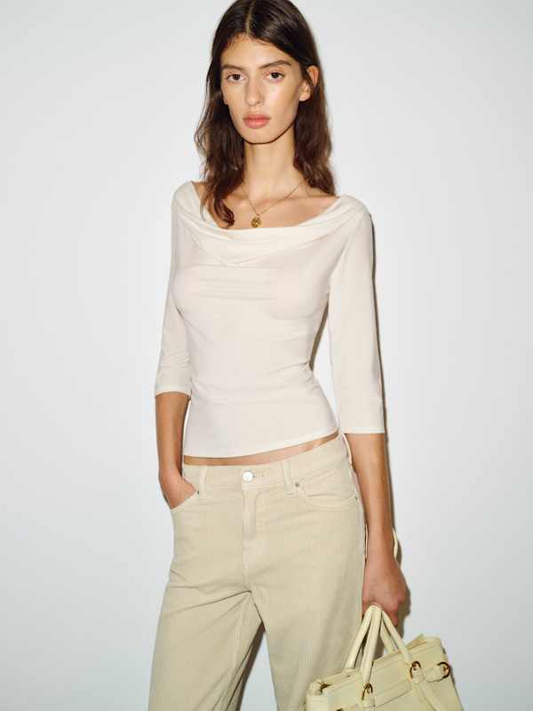 Giselle Knit Top - Fior Di Latte