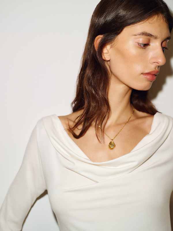 Giselle Knit Top - Fior Di Latte