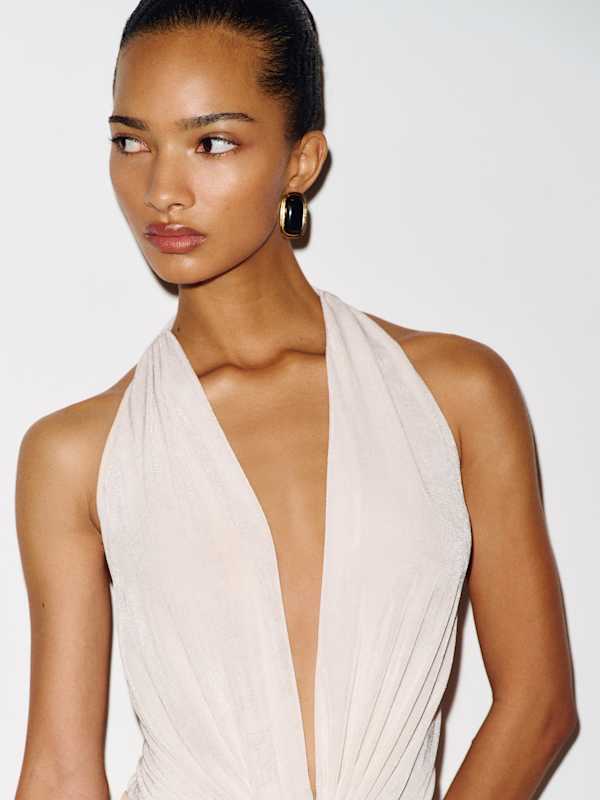 Joan Knit Bodysuit - Ivory