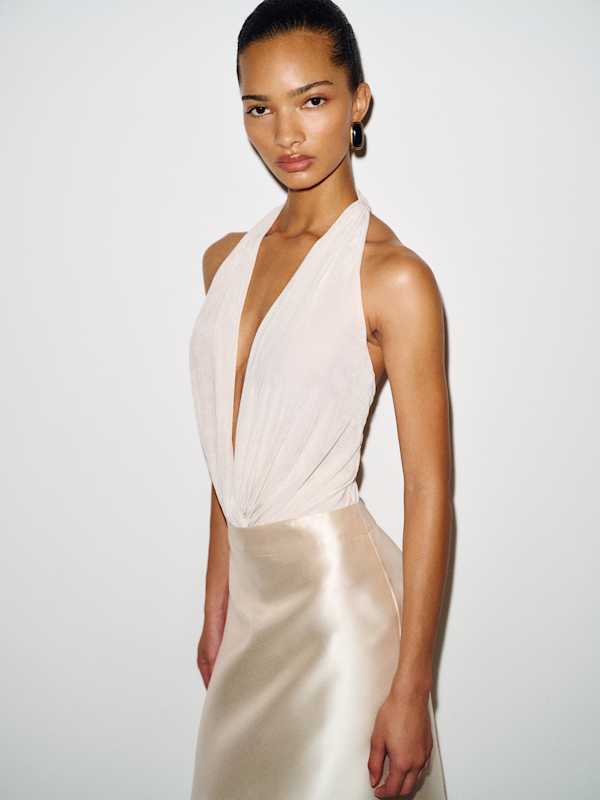 Joan Knit Bodysuit - Ivory