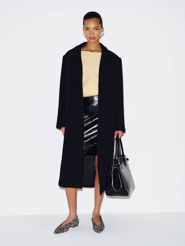 Petites Alisa Coat - Black