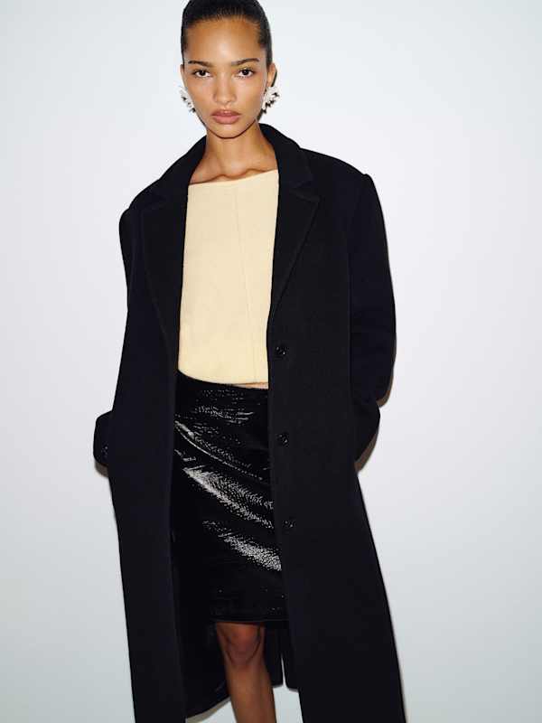 Petites Alisa Coat - Black
