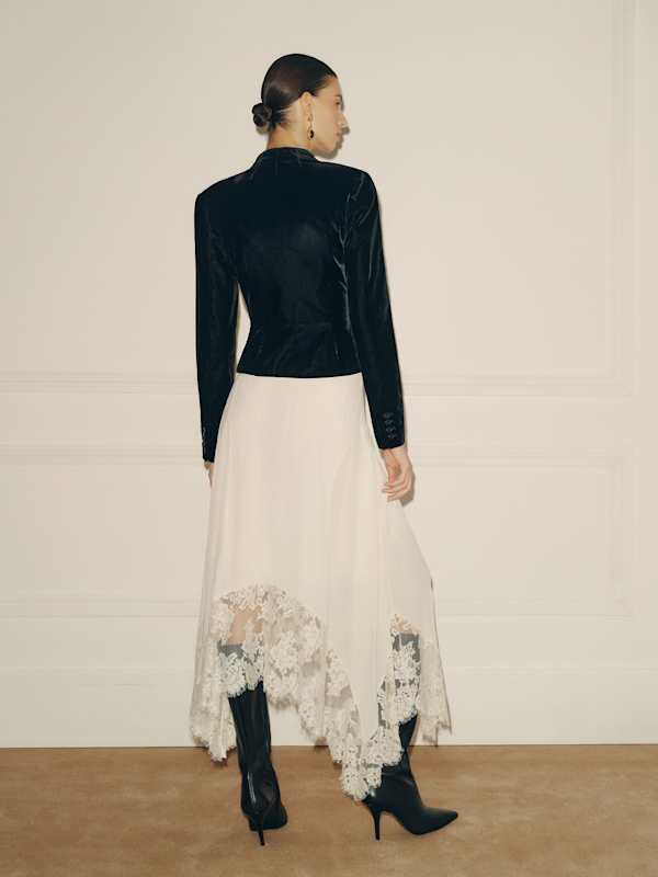 Petites Mccall Skirt - Fior Di Latte Lace