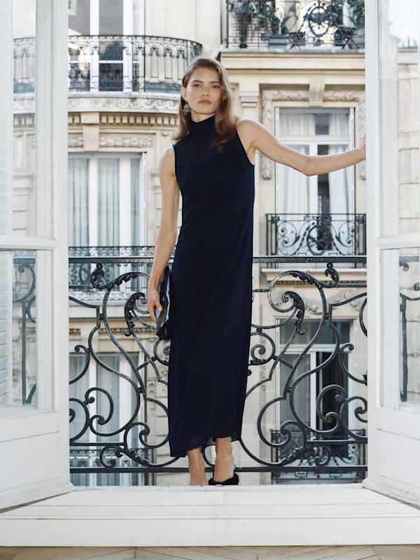 Sonata Dress - Navy