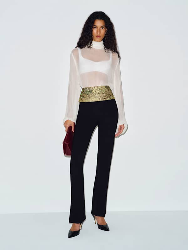 Kara Knit Pant - Black