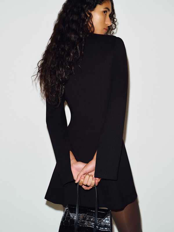 Lottie Knit Dress - Black