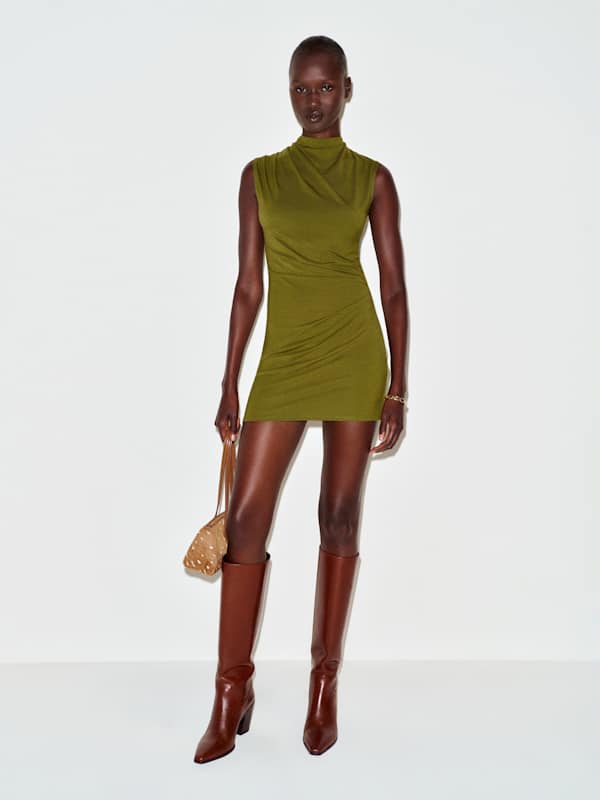 Amias Knit Dress - Pear