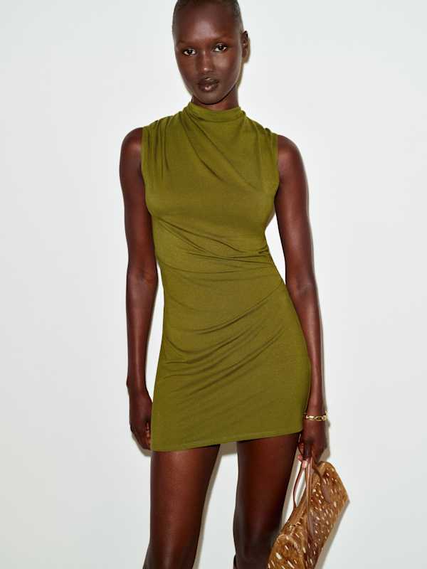 Amias Knit Dress - Pear