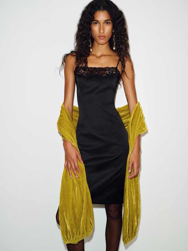 Red Carpet Scarf - Chartreuse