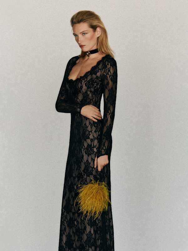 Sophia Knit Dress - Jet