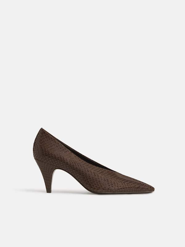 Calista High Pump - Espresso Snake
