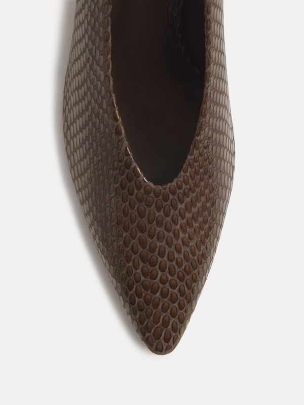 Calista High Pump - Espresso Snake