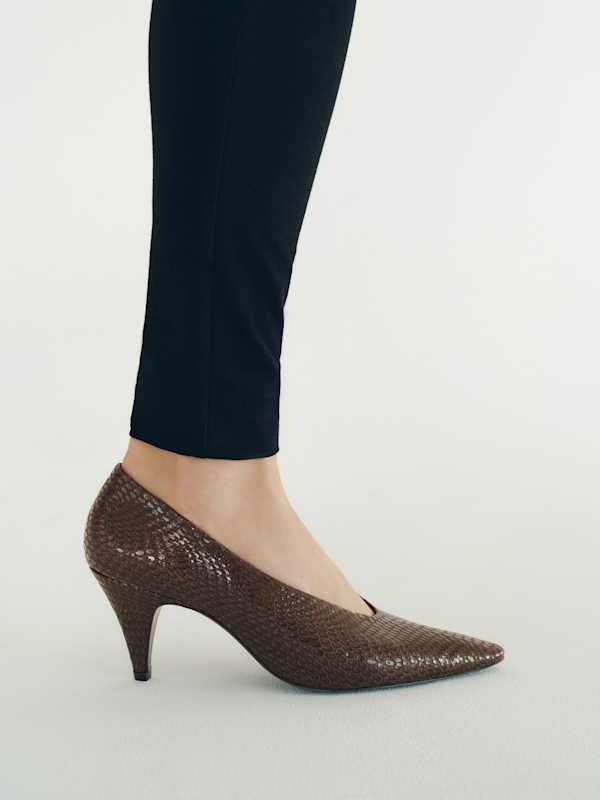 Calista High Pump - Espresso Snake