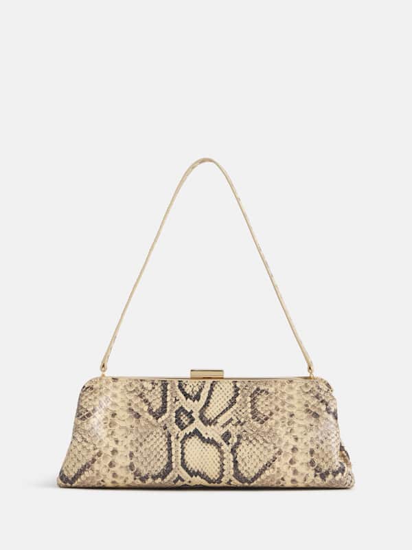 Lara Frame Bag - Warm Snake Leather