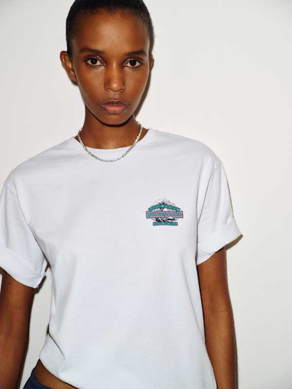 Patagonia M'S Great Waves Responsibili-Tee - Fiber White