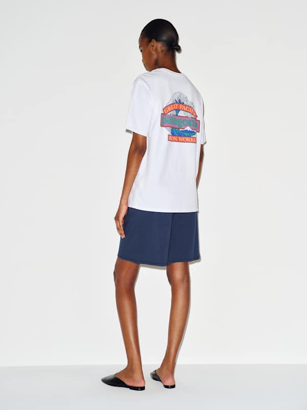 Patagonia M'S Great Waves Responsibili-Tee - Fiber White