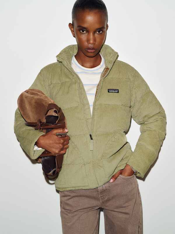Patagonia W's Cord Fjord Jacket - Weathered Stone