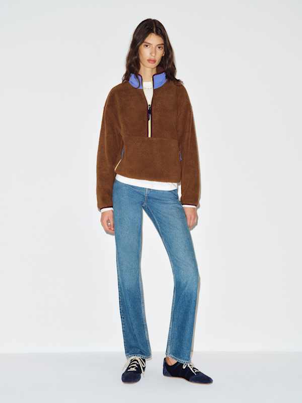 Patagonia W's Shearling Recrafted Marsupial - Beer Bottle Brown