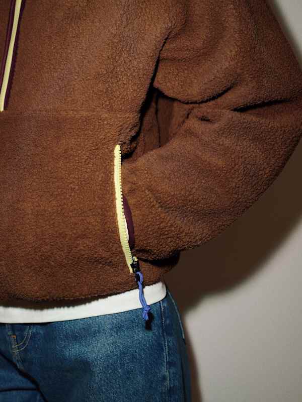 Patagonia W's Shearling Recrafted Marsupial - Beer Bottle Brown