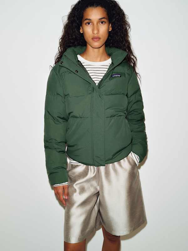 Patagonia W's Sisar Down Hoody Jacket - Canopy Green