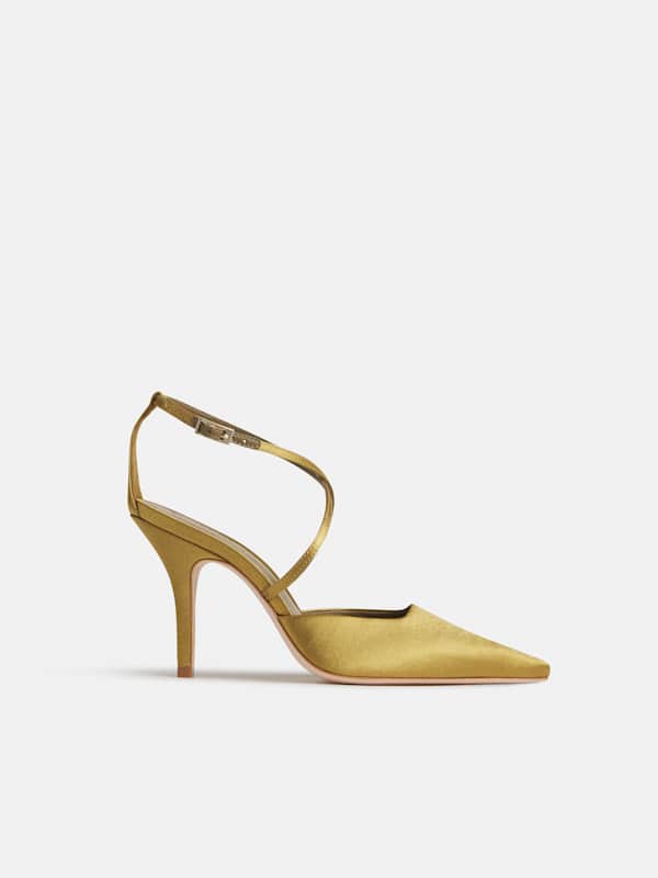 Pari Pump - Gold Textile