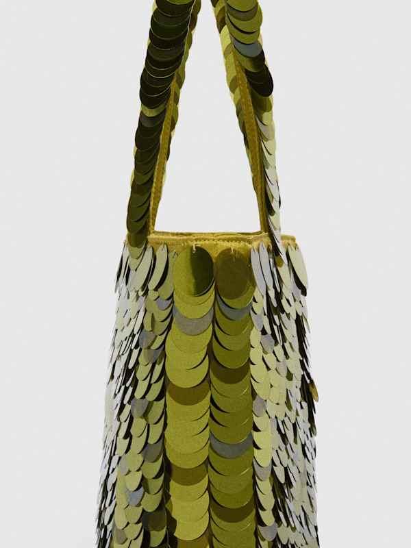 Shimsham Bag - Green Sequin