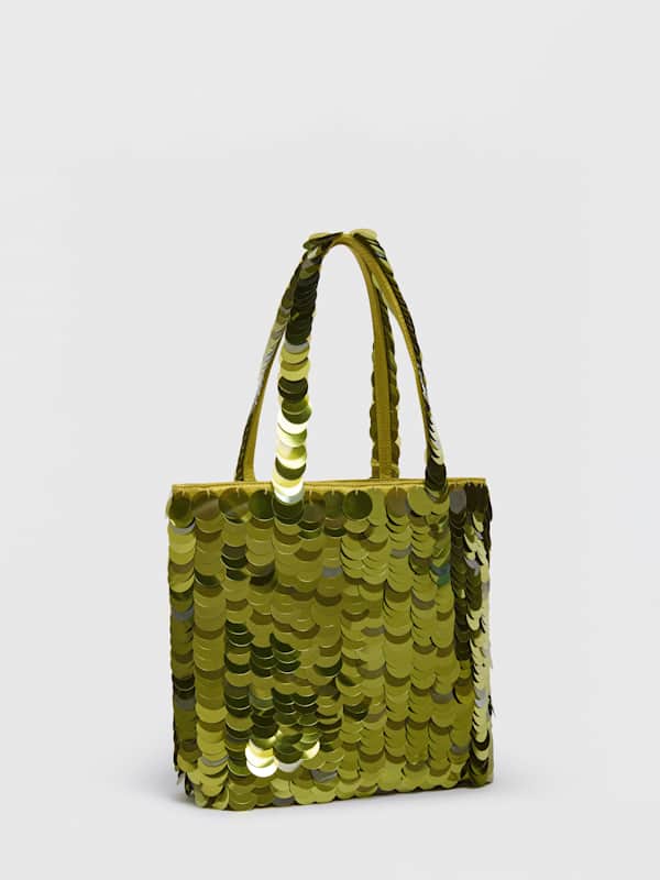 Shimsham Bag - Green Sequin