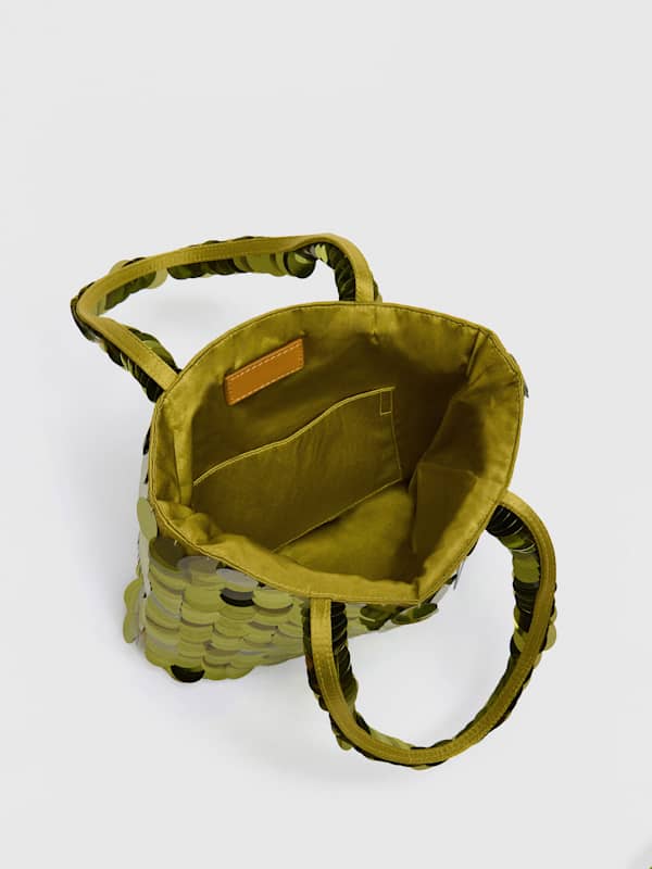 Shimsham Bag - Green Sequin