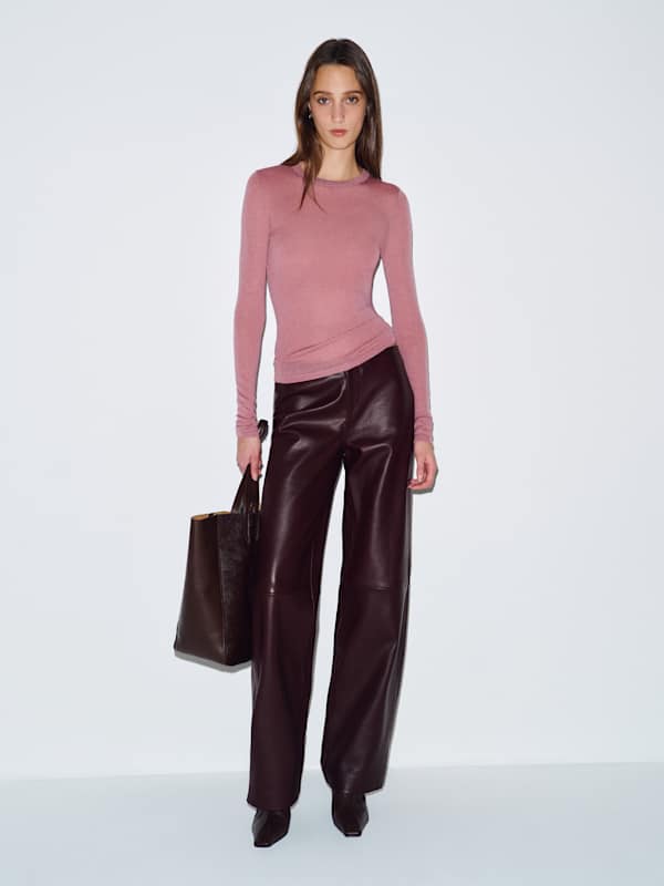 Jesse Sheer Regenerative Merino Sweater Top - Memory Lane