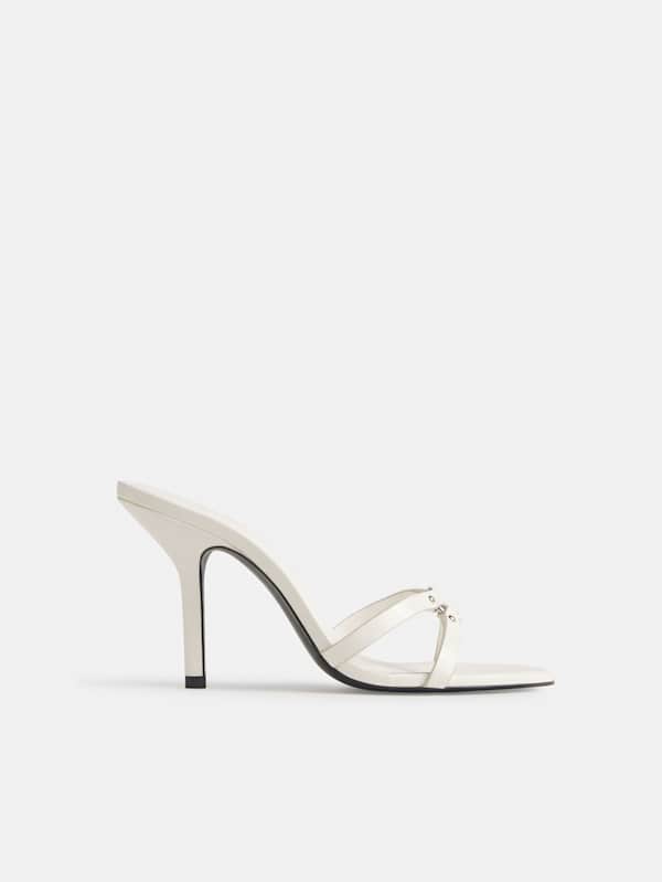 Bondage High Heeled Mule by Reformation