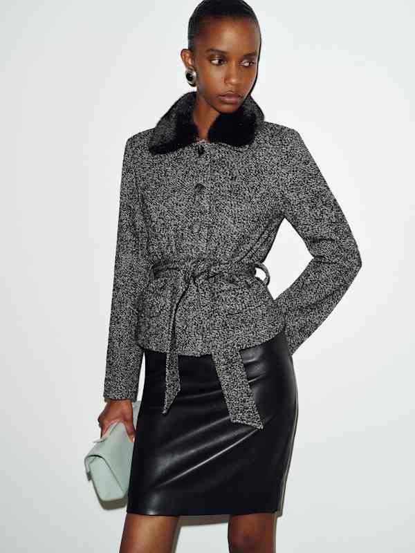 Nola Jacket - Black And White