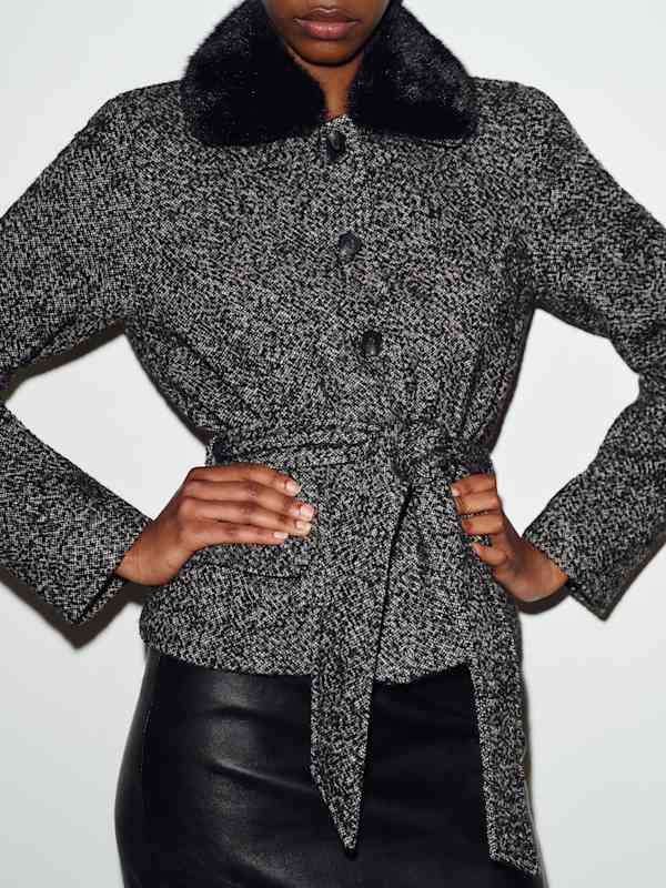 Nola Jacket - Black And White