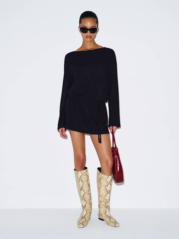 Emmie Knit Dress - Black